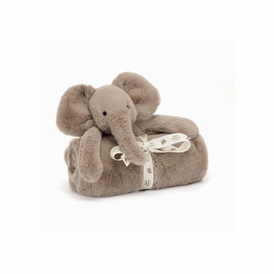 Jellycat Smudge Elephant Blankets New Zealand | MUWQS0915